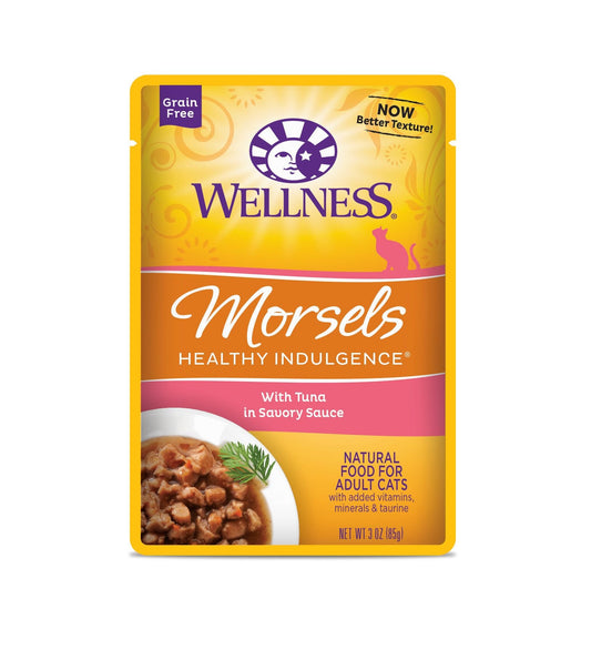 Wellness Healthy Indulgence Morsels - Tuna 3oz Wet Cat Food