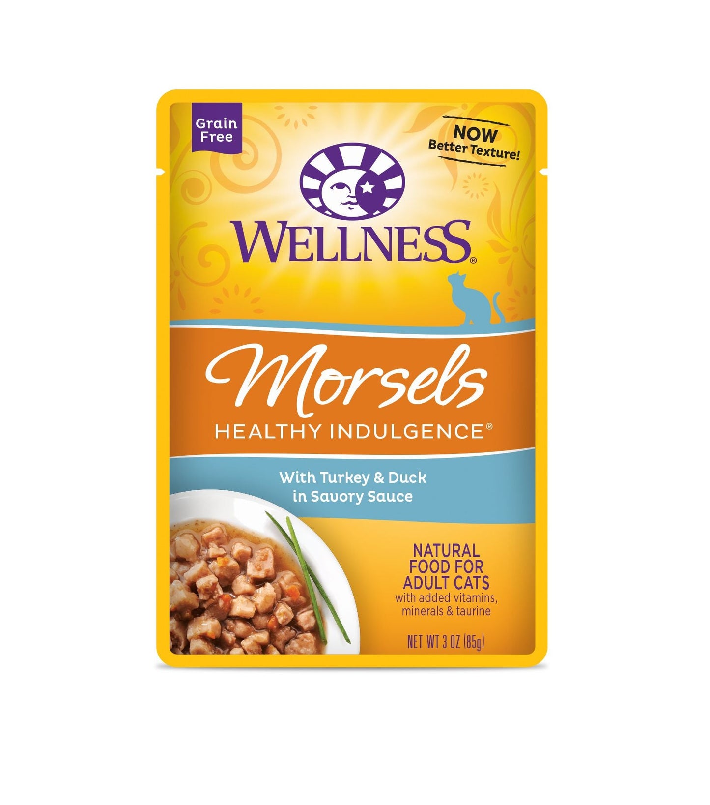 Wellness Healthy Indulgence Morsels - Turkey & Duck 3oz Wet Cat Food