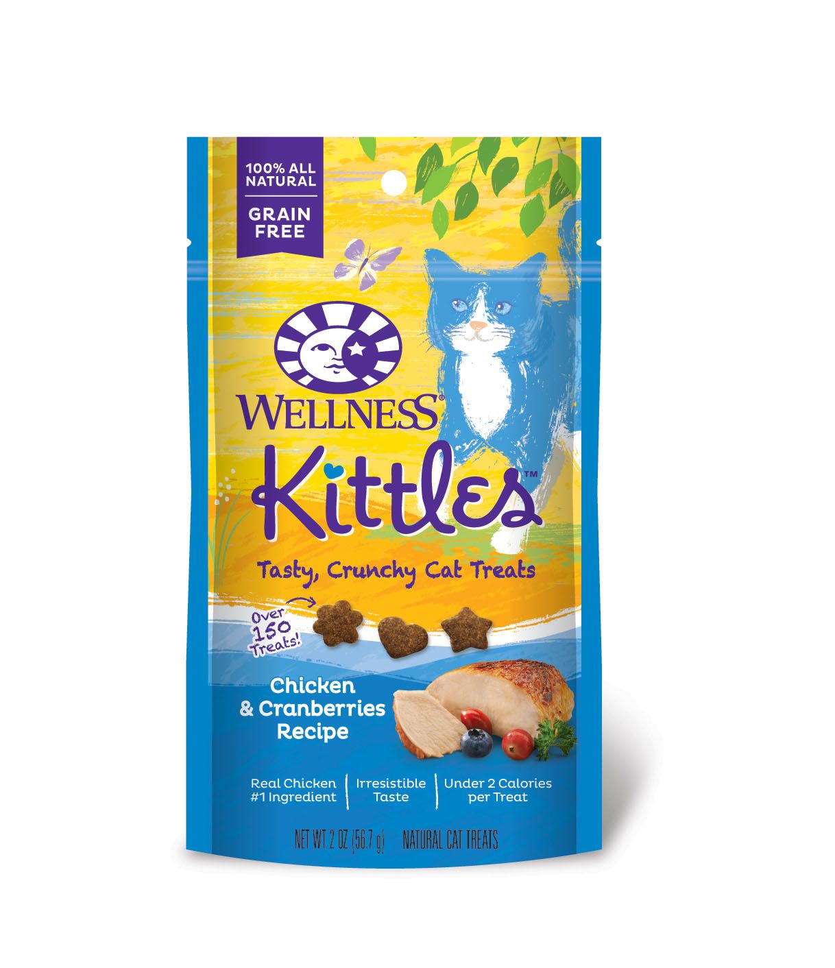 Wellness Kittles - Chicken & Cranberries 2oz Cat Treats