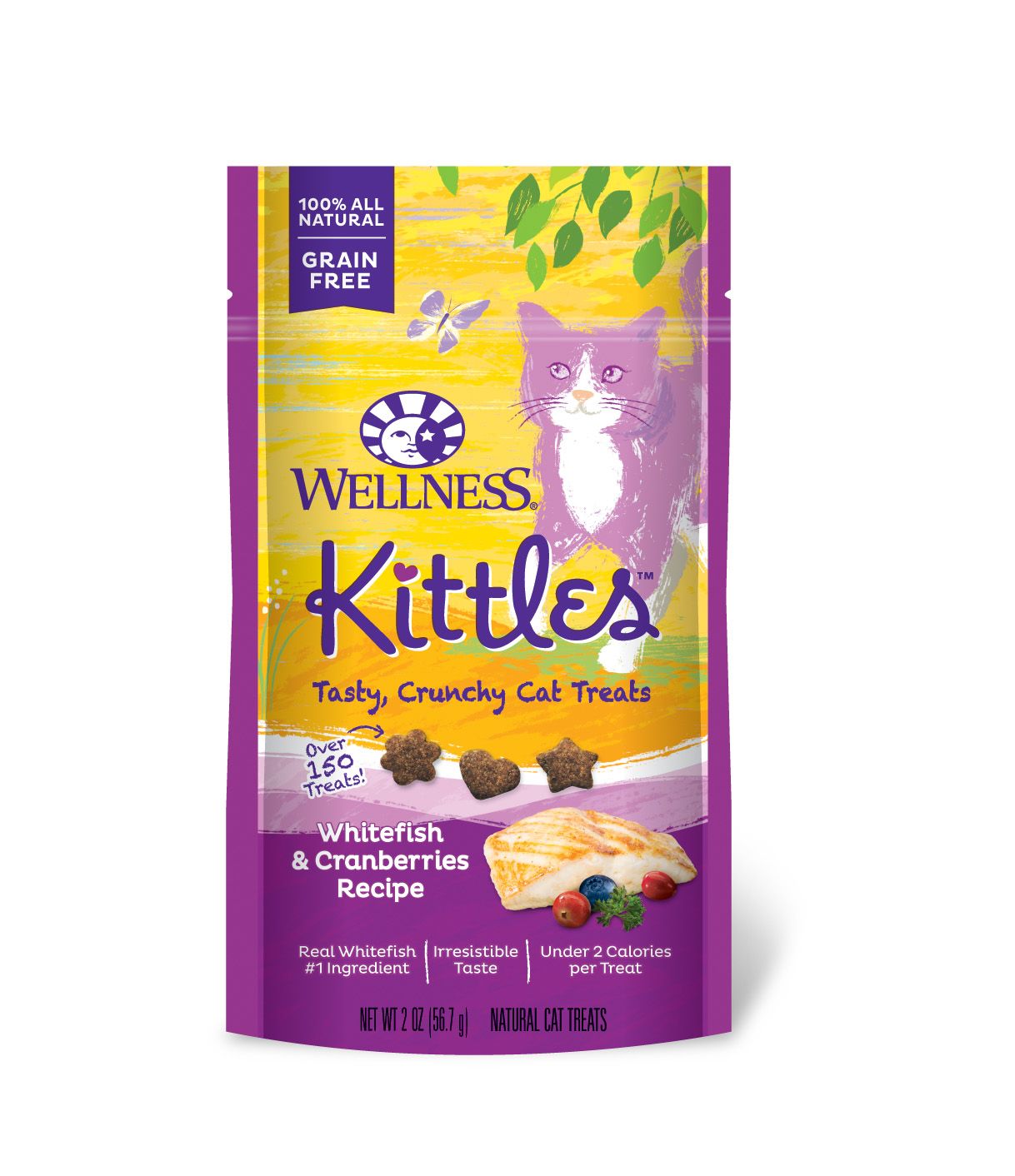 Wellness Kittles - Whitefish & Cranberries 2oz Cat Treats