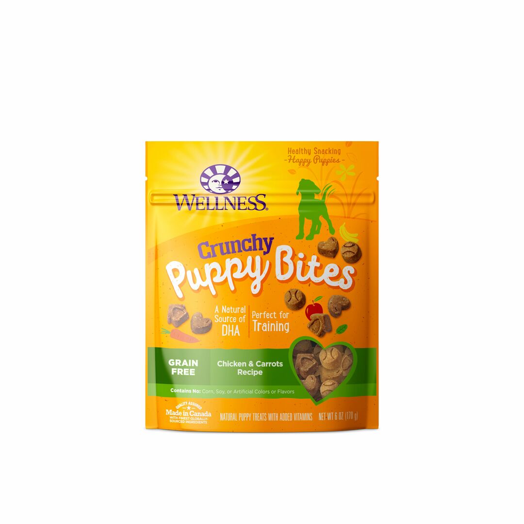 Wellness Puppy Bites - Crunchy Chicken & Carrots 6oz Dog Treats