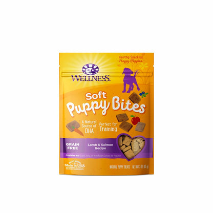 Wellness Puppy Bites - Soft Lambs & Salmon 3oz Dog Treats