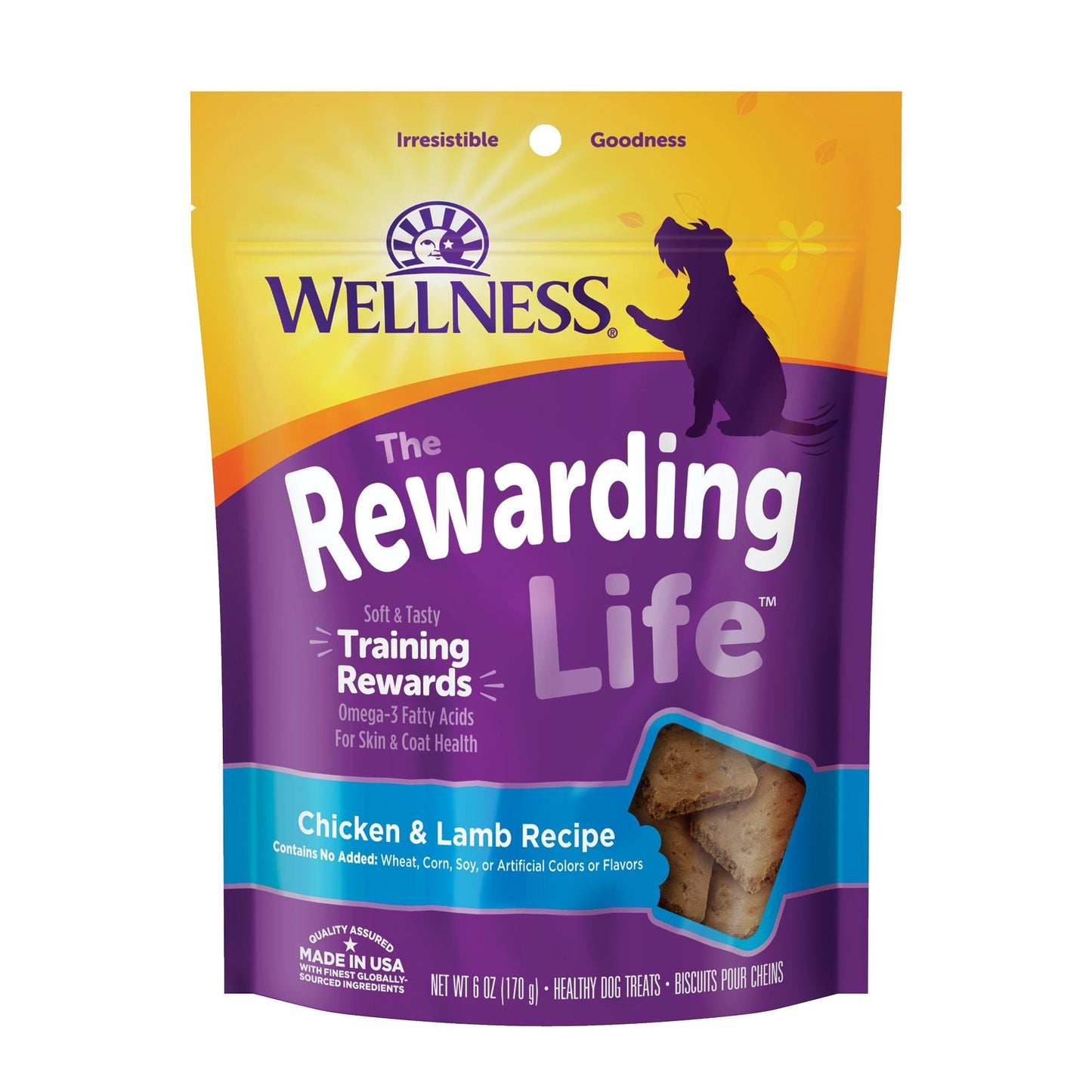 Wellness Rewarding Life - Chicken & Lamb 6oz Dog Treats