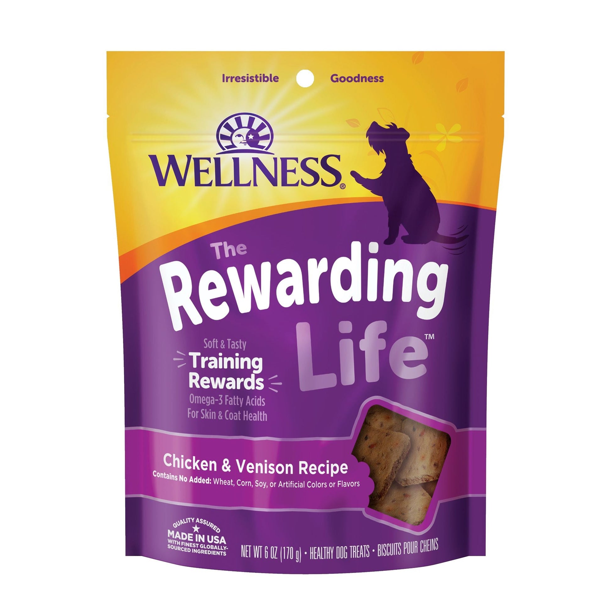 Wellness Rewarding Life - Chicken & Venison 6oz Dog Treats