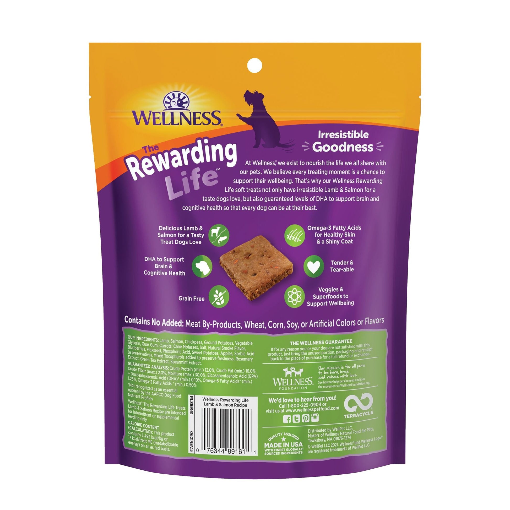 Wellness Rewarding Life - Lamb & Salmon 6oz Dog Treats