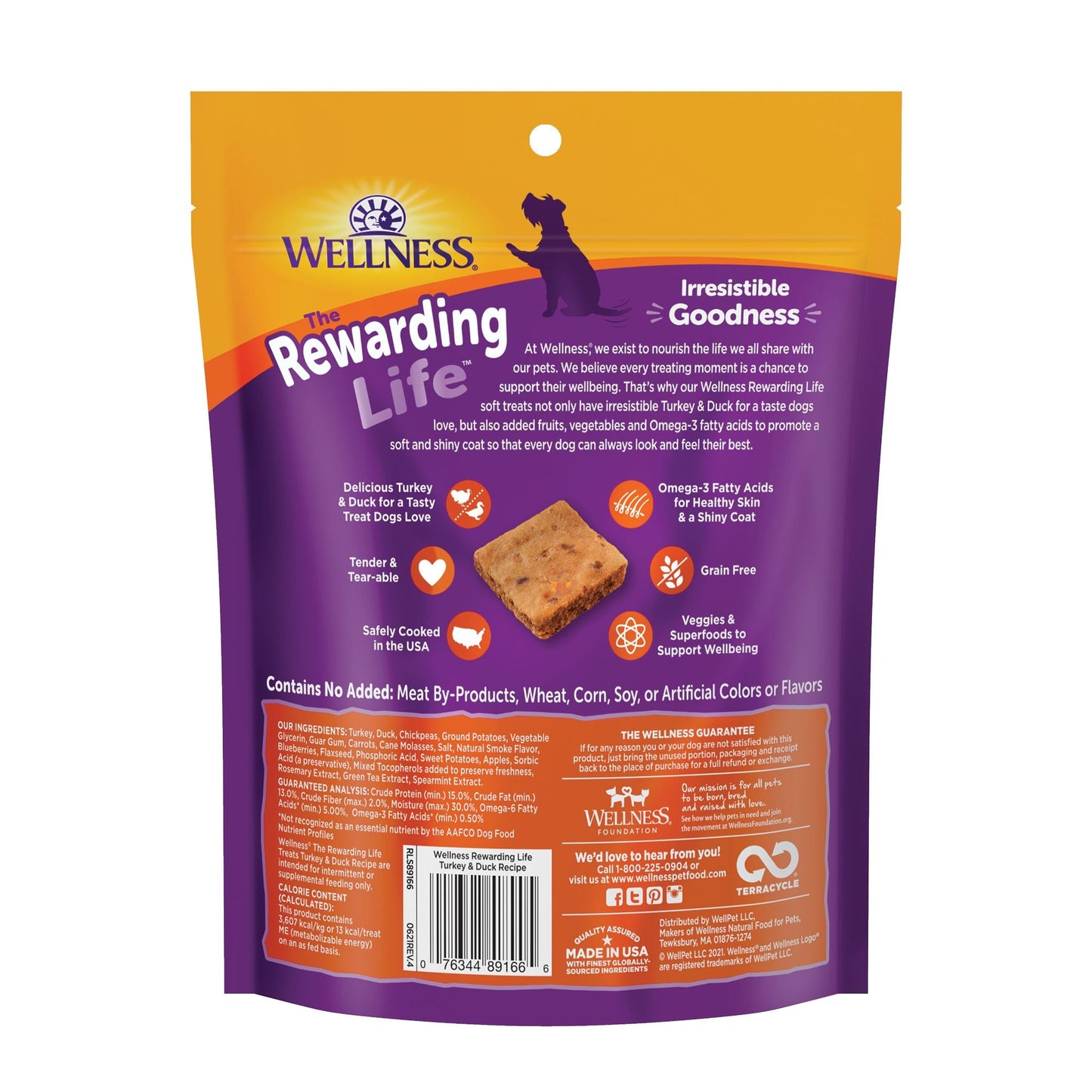 Wellness Rewarding Life - Turkey & Duck 6oz Dog Treats