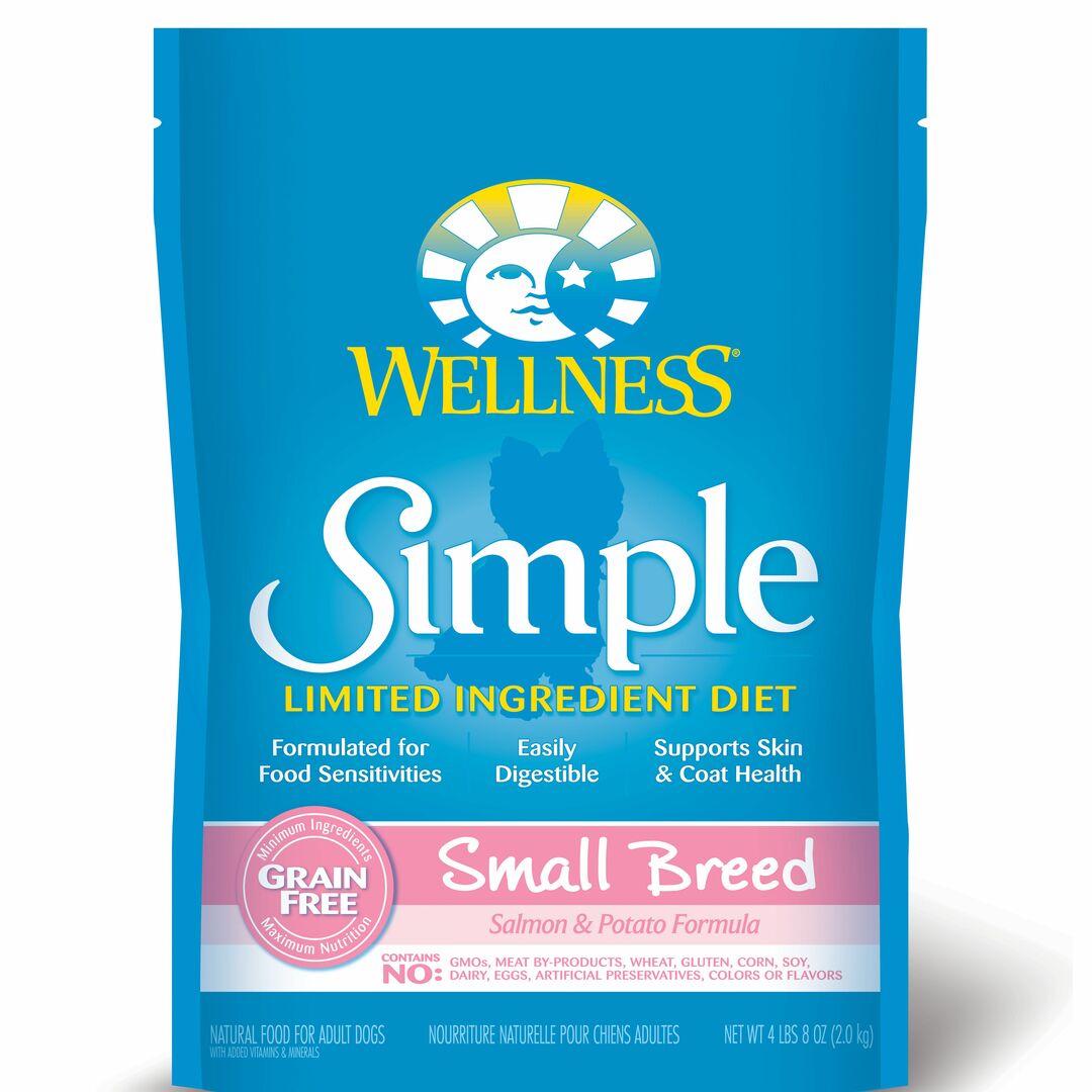 Wellness Simple Solutions - Small Breed (Salmon & Potato, Grain-Free) 4lbs Dry Dog Food