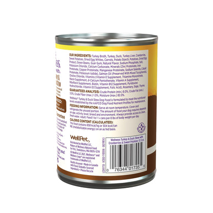 Wellness Stew - Turkey & Duck (Grain-Free) 345g Wet Dog Food