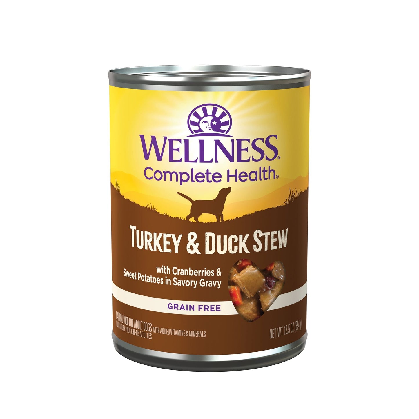 Wellness Stew - Turkey & Duck (Grain-Free) 345g Wet Dog Food