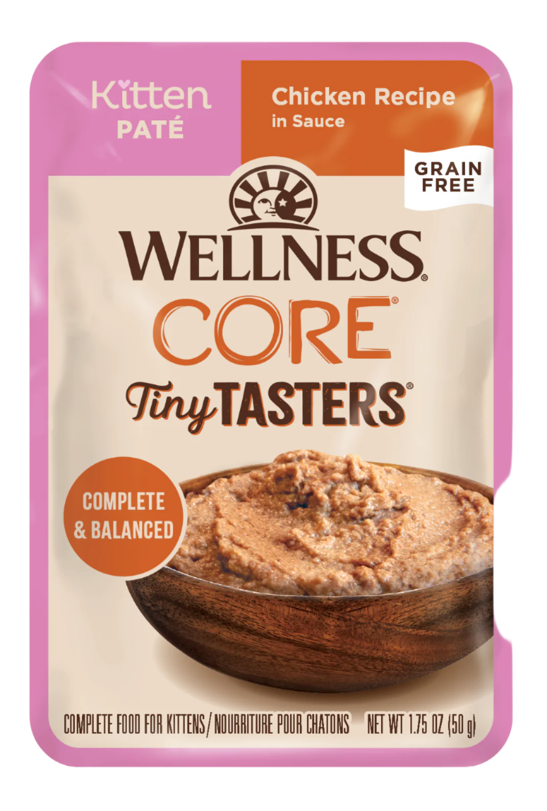 Wellness Tiny Taster (Paté) - Kitten 1.75oz Wet Cat Food