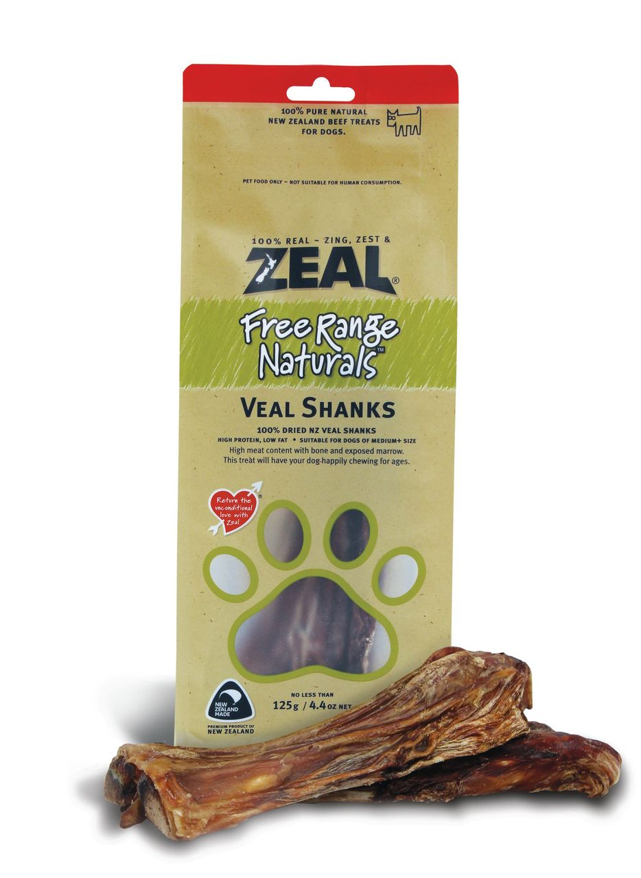 Zeal Free Range Natural Veal Shanks 150g Dog Treats